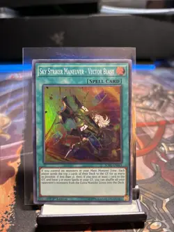Yu-Gi-Oh! Sky Striker Maneuver -Vector Blast Unl. SOFU-EN061 Super Rare NM x1 - Image 1