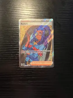 Raifort Holo Prismatic Evolutions Pokemon TCG Card Ultra Rare 142/131 - Image 3