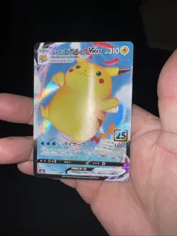 Surfing Pikachu V MAX 022/028 Pokemon Card 25th Anniversary Collection Japanese - Image 1