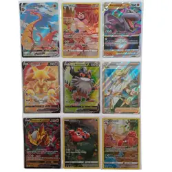 Pokemon TCG 9 Card Lot Sword & Shield Full Art Ultra Rare Vmax Trainer Gallery - Image 1