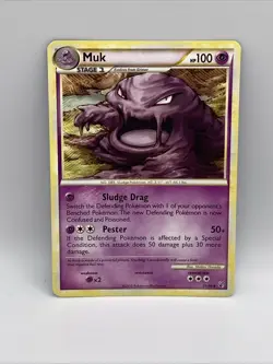 Pokemon Card Muk Undaunted Uncommon 31/90 - Image 1