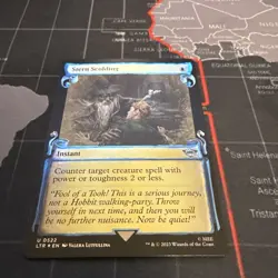 MTG Stern Scolding - Foil - Showcase Scrolls, The Lord of the Rings: Tales of Mi - Image 2