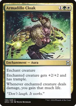 1x - Armadillo Cloak - #195 - Eternal Masters - CUC NM MTG - Image 1