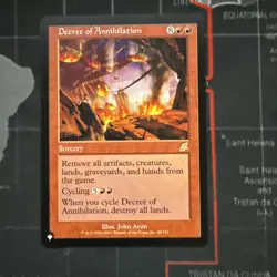 MTG - Retro Frame - Decree of Annihilation - The List Scourge - Magic - Image 1