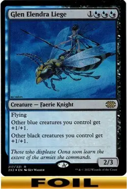 1x - Glen Elendra Liege - FOIL #217 - Double Masters 2022 - NM MTG - Image 1