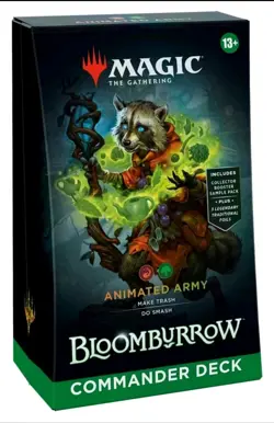 Magic The Gathering MTG Animated Army Bloomburrow Commander Deck New & Sealed - Image 1