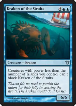 Kraken of the Straits - Light Play MTG Born of the Gods - Image 1