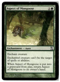 MTG Aspect of Mongoose - Time Spiral Heavily Played English - Image 1