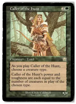 MTG Caller of the Hunt - Mercadian Masques Heavily Played English - Image 1