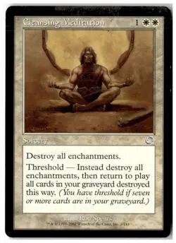 MTG Cleansing Meditation - Torment Heavily Played English - Image 1