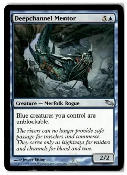 MTG Deepchannel Mentor - Shadowmoor Heavily Played English - Image 1