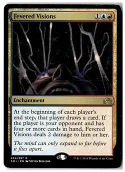 MTG Fevered Visions - Shadows over Innistrad Moderately Played English - Image 1