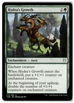 MTG Hydra's Growth - Theros Beyond Death Heavily Played English - Image 1