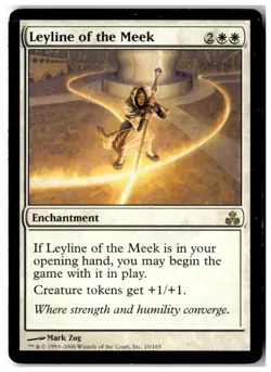 MTG Leyline of the Meek - Guildpact Heavily Played English - Image 1