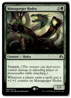 MTG Managorger Hydra - Magic Origins Misprint Moderately Played English - Image 1