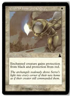 MTG Mask of Law and Grace - Urza's Destiny Heavily Played English - Image 1