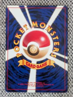 Pokemon Card Poliwrath No.062 Vending Series Old back Vintage Glossy Japanese - Image 2