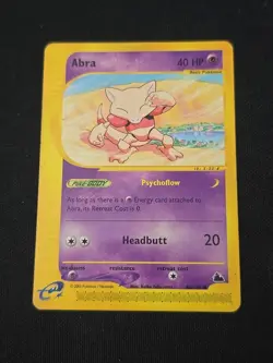 Abra 46/144 Skyridge Regular WOTC Vintage 2003 Pokemon TCG Light Played - Image 1