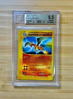 2002 Pokemon Expedition Charizard Reverse Foil #6 - BGS 9.5 - Image 1