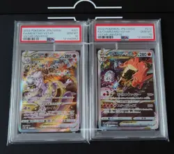 PSA 10 Charizard VSTAR #212 Mewtwo VSTAR #221 Pokemon Japanese VSTAR Universe - Image 1