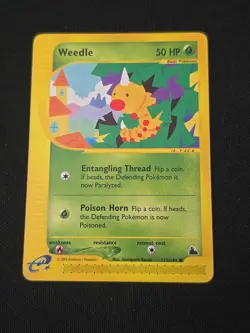 Weedle 115/144 Skyridge Regular WOTC Vintage 2003 Pokemon TCG Light Played - Image 1