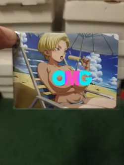 ANDROID 18 DRAGON BALL DUAL WAIFU ANIME CARD #2 - Image 2