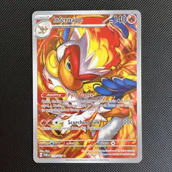 Pokemon card - Infernape Illustration Rare IR - Twilight Masquerade 173/167 - NM - Image 1