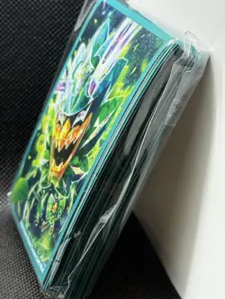 65 Ct Teal Mask Ogerpon Premium Collection Card Sleeves Sealed Pokemon - Image 3