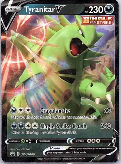 Tyranitar V SWSH109 SWSH: Sword & Shield Promo Cards LP - Image 1