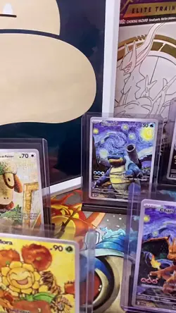 Blastoise with The Starry Night | Van Gogh Pokemon Cards | En. | #12 | Read Des. - Image 4