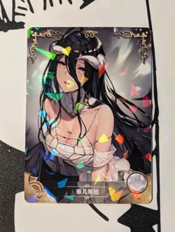 Albedo - Goddess Story Waifu Girl Holo Foil Card Doujin Overlord CCG Tcg - Image 1