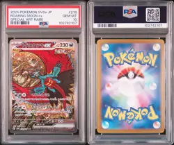 PSA10 sequential set Roaring Moon ex & Raging Bolt ex SAR Pokemon Card Japanese - Image 5