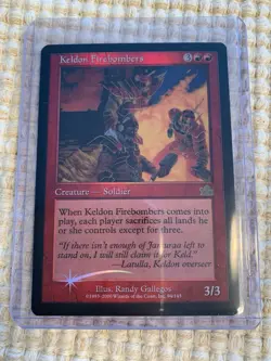 Keldon Firebombers Prophecy FOIL NM To Mint Magic the Gathering 94/143 MTG - Image 1