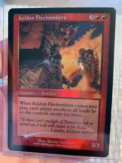 Keldon Firebombers Prophecy FOIL NM To Mint Magic the Gathering 94/143 MTG - Image 4