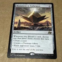 Magic The Gathering - Monument to Endurance - Aetherdrift - R 0237 Free Shipping - Image 1