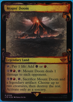 Mount Doom (Scroll Showcase 709) FOIL Lord of the Rings NM (504540) ABUGames - Image 1