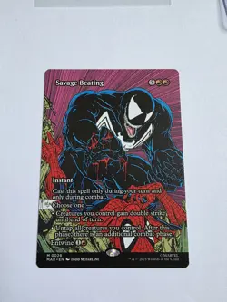 Savage Beating (Borderless) Marvel Universe Eternal-Legal Regular - Image 1