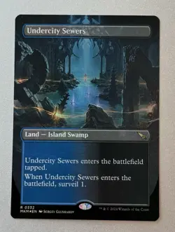 Undercity Sewers Borderless Foil 0332 MKM [Murders at Karlov Manor:MTG] - Image 1