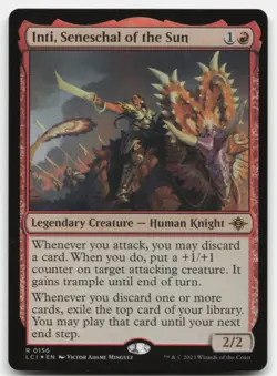 MTG Inti, Seneschal of the Sun FOIL R The Lost Caverns of Ixalan 156 LP - Image 1
