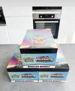 Pokemon TCG Prismatic Evolutions Booster Bundle x10 SEALED Display Case - Image 1