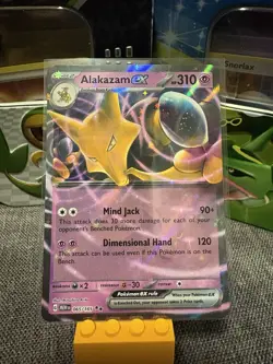 Alakazam ex 065/165 Scarlet & Violet 151 Double Rare Holo Pokemon TCG 2023 NM - Image 1