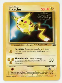 Pikachu - Pokemon 1999 First Movie Promo #1 NM-MT - Image 1