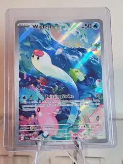 Pokemon TCG: Wiglett 206/198 Scarlet & Violet - Illustration Rare Near Mint - Image 1