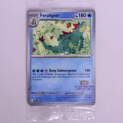 EB Games Illustration Contest 2024 Promo Feraligatr Pikachu Troxtricity Pokemon - Image 1
