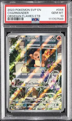 2023 POKEMON SVP EN-SV BLACK STAR PROMO #044 CHARMANDER PSA 10 - Image 1