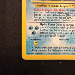 Pokemon TCG - Blastoise - 2/102 - Holo Rare - Base Set Unlimited [Moderate Play] - Image 2
