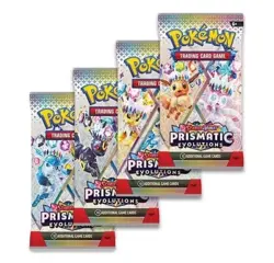 Pokemon Prismatic Evolutions Booster Pack Lot Of (4) FACTORY SEALED PACKS ✅ - Image 1