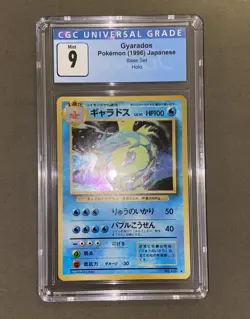 pokemon tcg Gyarados 1996 Holo cgc 9 MINT RARE Japanese Base Set #130 - Image 2