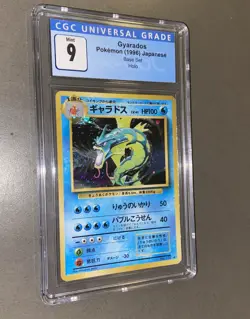 pokemon tcg Gyarados 1996 Holo cgc 9 MINT RARE Japanese Base Set #130 - Image 4