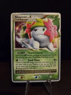 Pokemon TCG Shaymin LV.X 126/127 Holo Platinum 🌟NM/MINT-HOLO SWIRL🌟 - Image 1